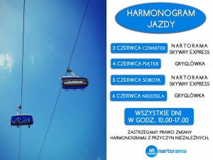 Harmonogram jazdy na weekend Bożego Ciała